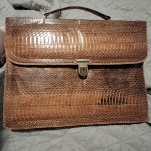 Real Snake Skin Breifcase